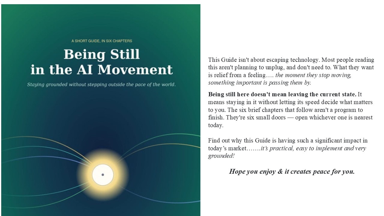 Being Still in the AI Movement — guide cover